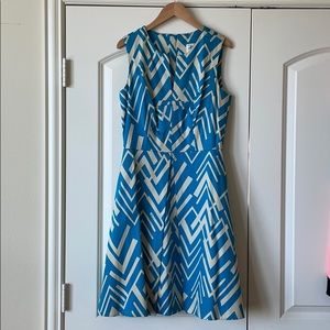 Milly Geo Print Aline Dress